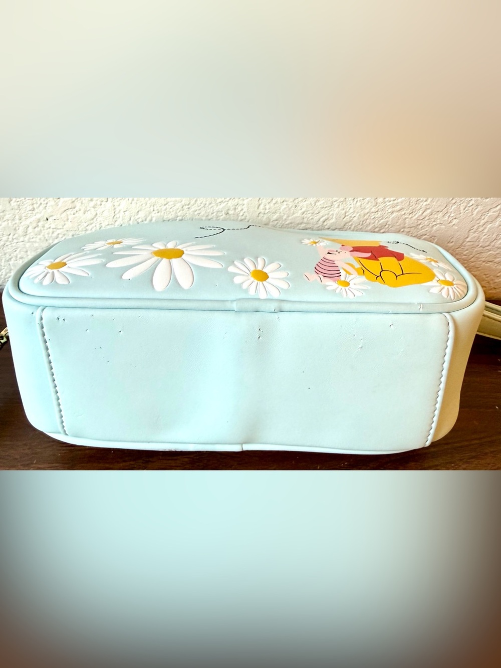 Disney Loungefly Pastel Blue Eeyore Daisy Crossbody Bag Winnie the Pooh - Picture 12 of 16